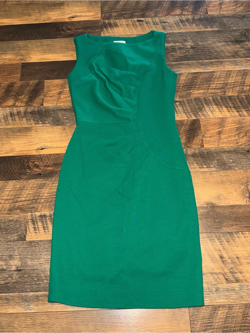 Milly Emerald Green Sleeveless Sheath Dress